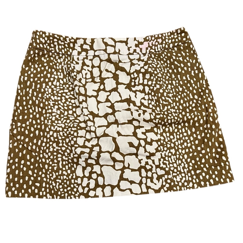 J.Crew Python Print mini skirt. Size 4